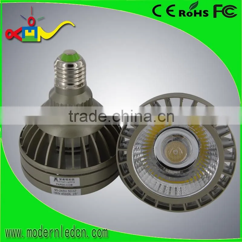 Popular Die cast E27 led par30 cob epistar luces led