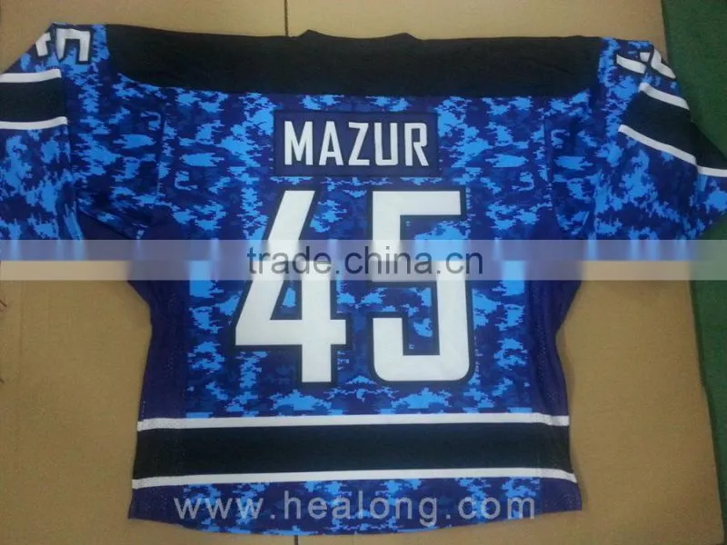 Camo Custom Made Ice Hockey Jersey Sublimation Team Set Clothing Design