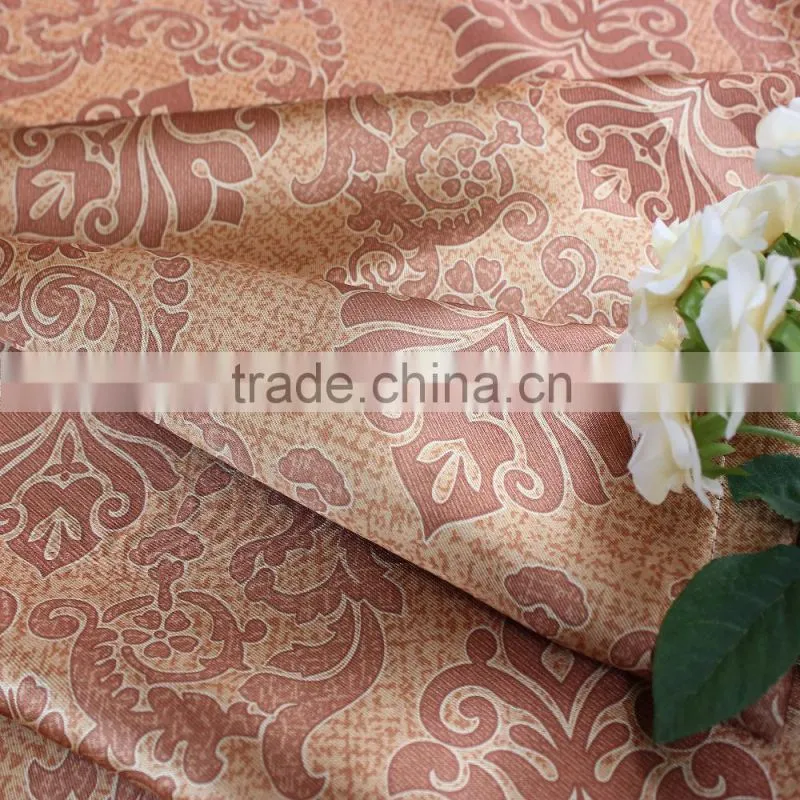 100% polyester modern sun protection fabric curtain for living room