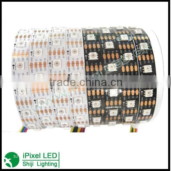 APA102 5050 LED with 30/60/144 pixels 5m/roll addresable led strip