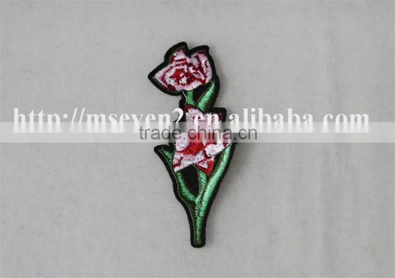 big sale applique embroidery flower embroidery patch for clothes