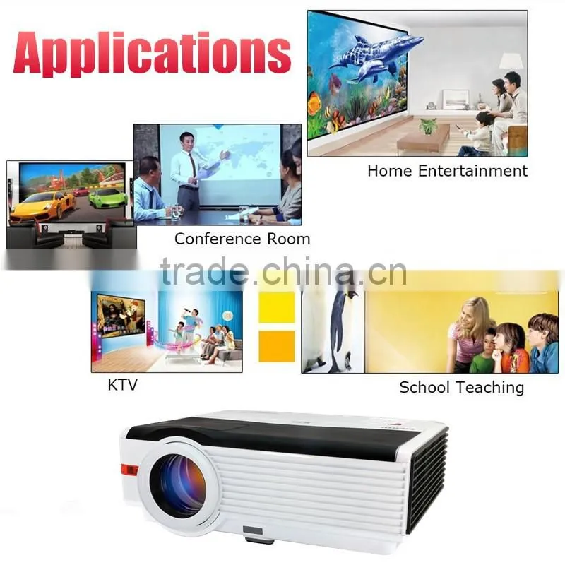 5000Lumens 8000:1 contrast ratio projector support bluetooth WiFi function