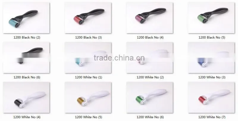 New 1080 Titanium Micro Needle Skin Roller Acne Scars Stretch Mark Derma Wrinkle