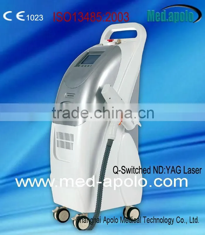 q switch nd yag laser tattoo removal system HS 250 laser permanent tattoo removal machine by shanghai med apolo medical tech