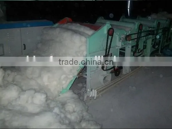Good performance cotton cleaning machine/cotton waste making machine with china top quality