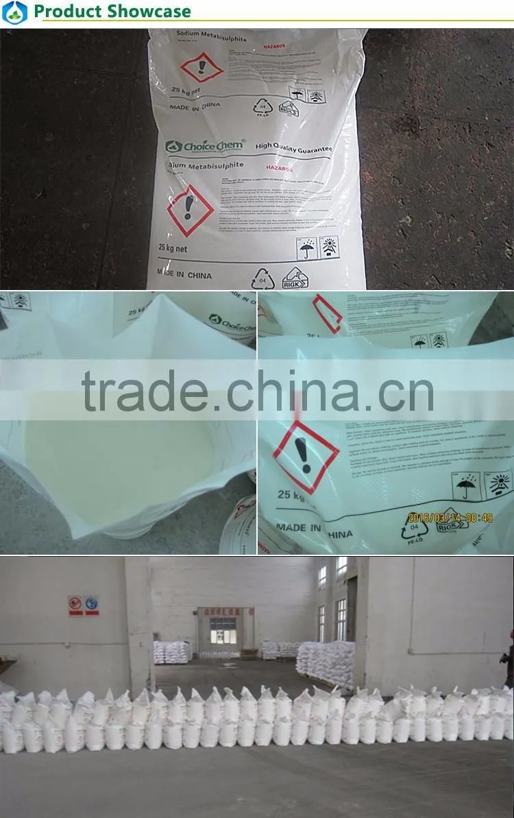 low price and top quality sodium metabisulphite for Industrial use