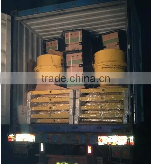 Small diesel concrete mixer with pump