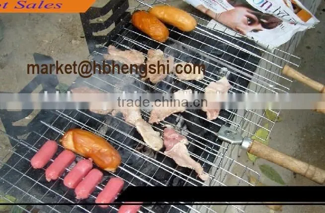 Round galvanized barbecue grill wire mesh / BBQ Grill Netting price (factory)