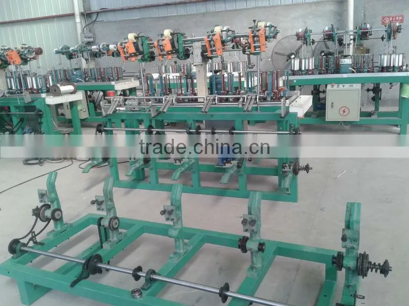 8 Spindle hollow rope braiding machine by China leading manufacturer supply