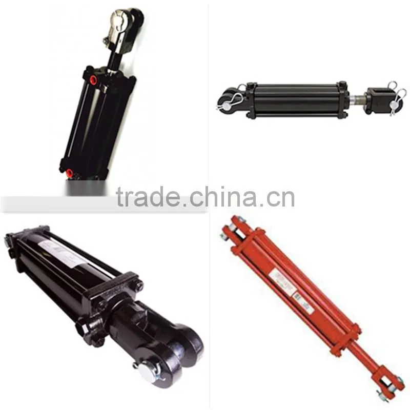 hydraulic cylinder tie rod for agricultural implement