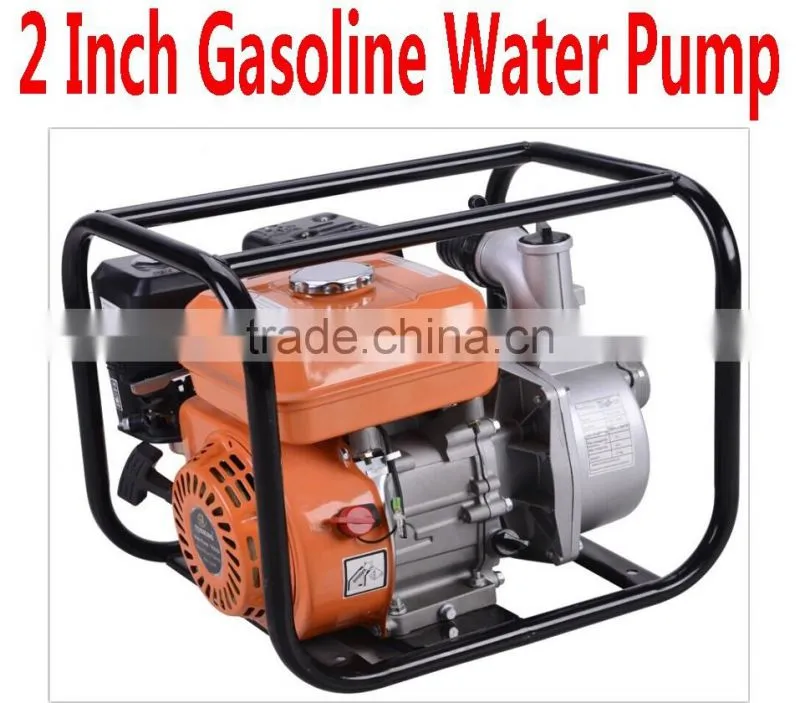 hot sale 4 stroke 163cc gasoline water pump with 168F engine