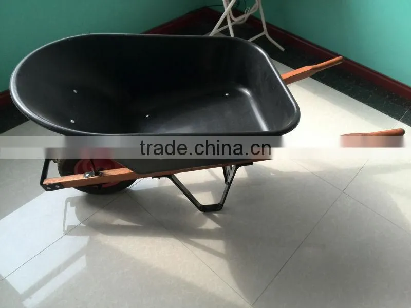 100L plastic wheelbarrow with pneumatic wheel