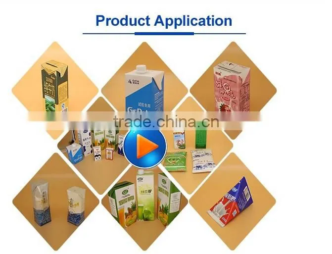 1000 ml liquid food laminated packaging paper