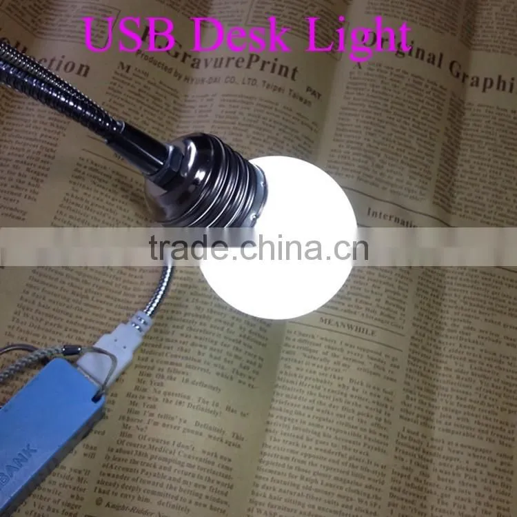 led bulb lamp USB desk lamp flexiable led desk lamp USB light