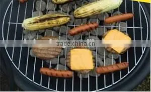 outdoor folding fire pit with BBQ grill