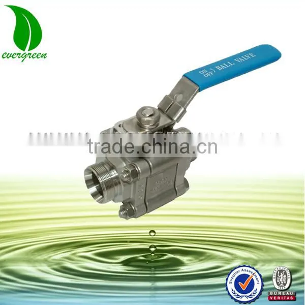 3PC Stainless Steel Flanged Ball Valve