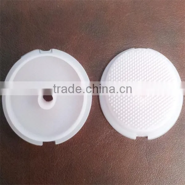 Soft food grade light pink silicone face cleaning and clearing brush