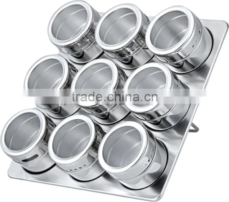 Stainless Steel Pepper Storage Jar With Handle