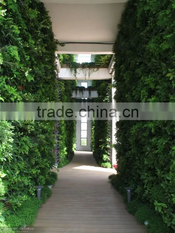 Living wall system vertical garden plastic green wall planters