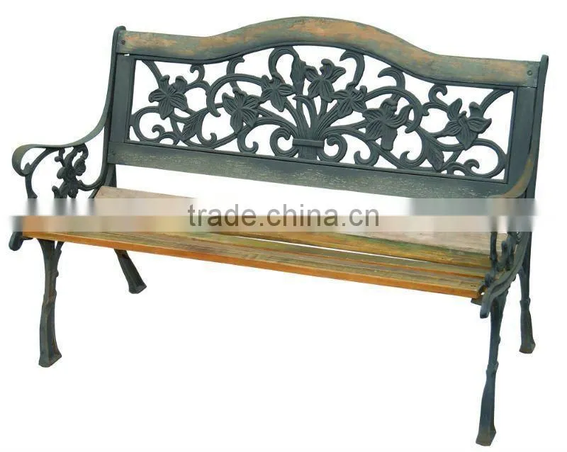 Trade Assurance outdoor bench chair cast iron park bench supplier