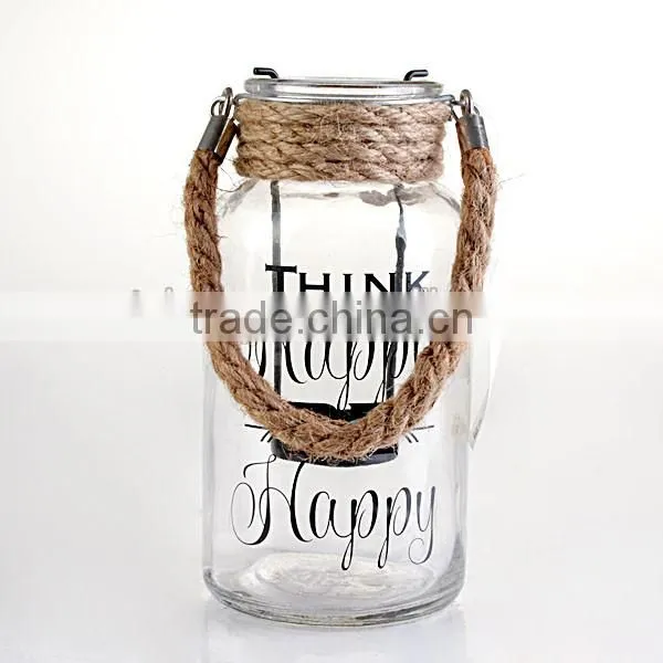 glass lantens with handle