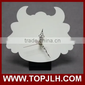 2017 Topjlh custom printed zodiac shaped wood craft clock