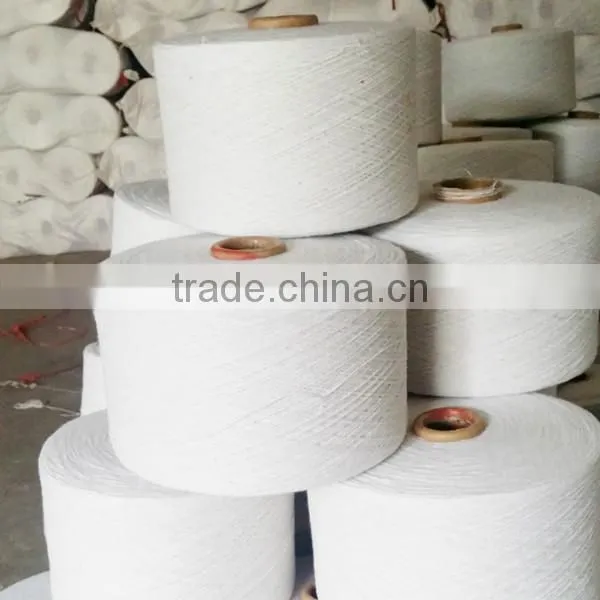 Raw white 6s glove yarn eco-friendly carded cotton yarn