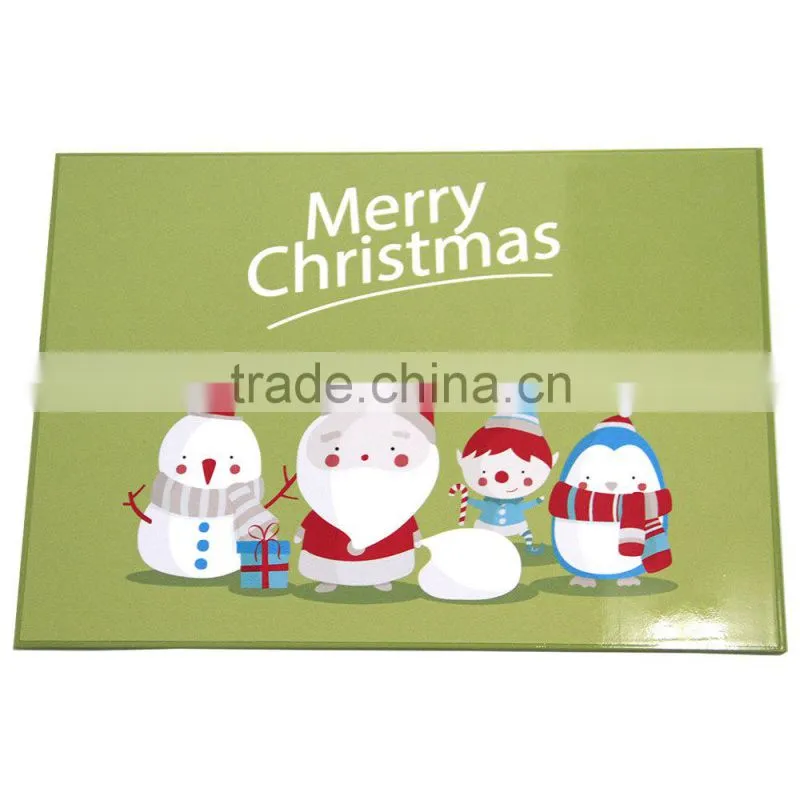 Christmas gift set / set of lacquer tray, coaster, tissue box, table mat