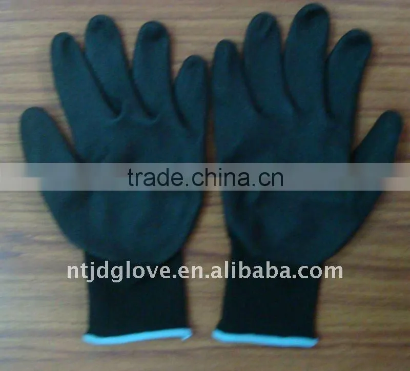 Laszlo Grind arenaceous black nitirl coated glove