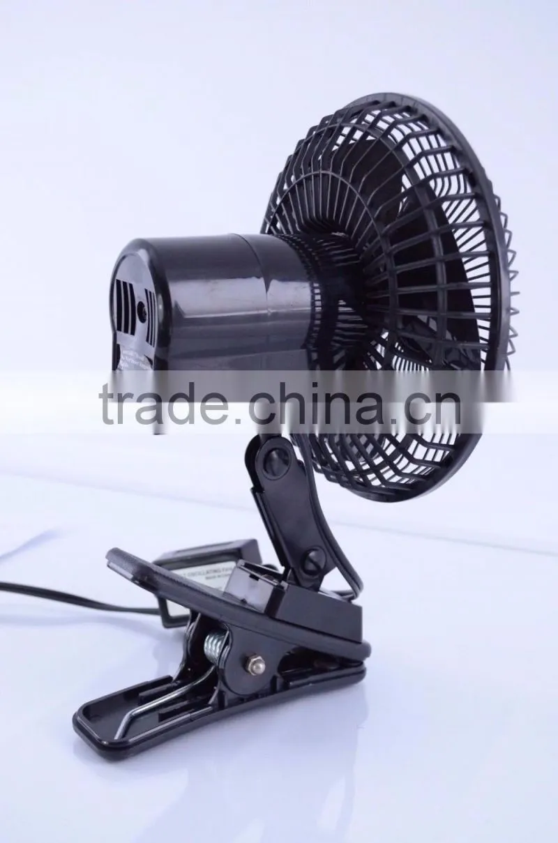 12V Car Fan Cooling Clip On Fan Portable Car Vehicle