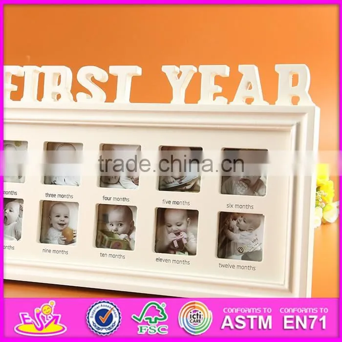 2016 wholesale fashion wooden baby photo frame W09A043
