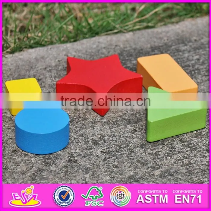 2016 new design toddlers educational wooden stacking toys W13D127
