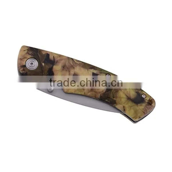 A21-S17 Assisted Opening Folding Pocket Knife with Plastic Handle