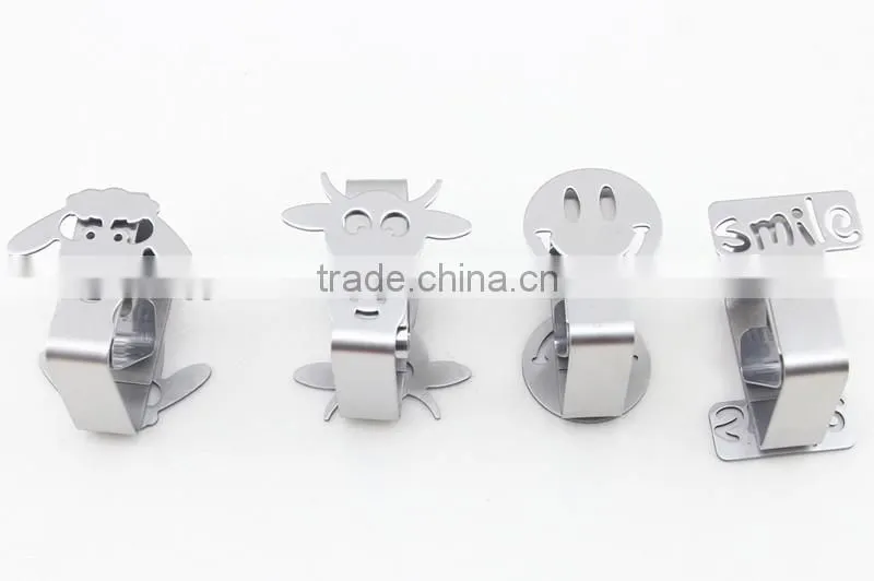 Hot Selling High Quality Stainless Steel Fancy Design Tablecloth Clips
