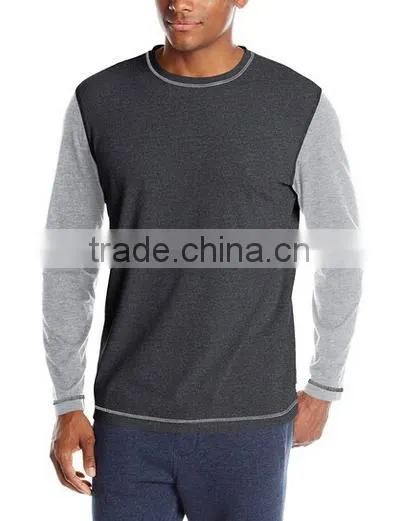 Fashion Raglan Sleeve Crewneck Wholesale Men's O-Neck Hoodies for Winter in Bulk Production