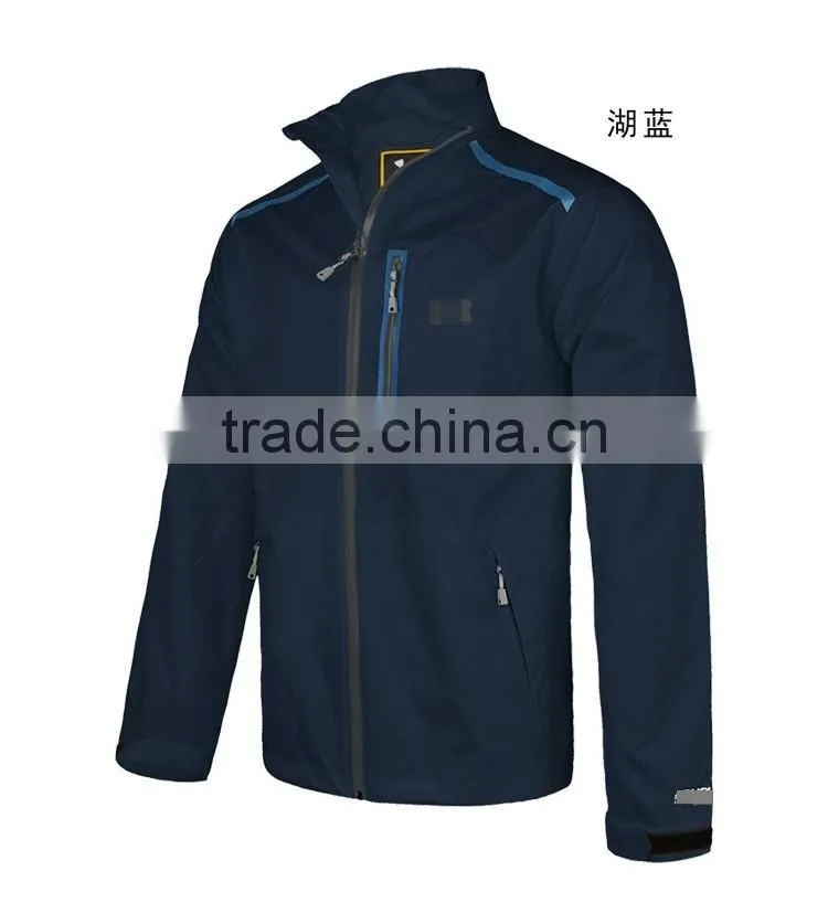 latest fashion customized design mens waterproof&windproof nylon vs polyester windbreaker