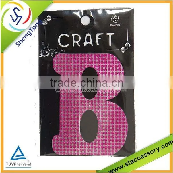 new product wholesale glitter rhinestone sticker rhinestone wall sticker