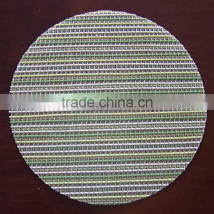 PVC coated polyester mesh fabric for chair coverings