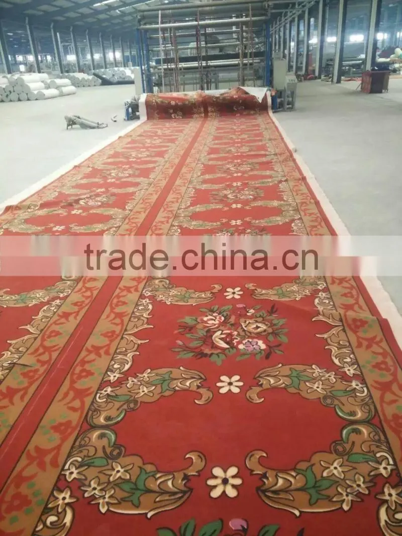 OEM design custom printed carpet good price digital printed wall to wall carpet printed carpet