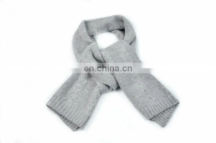 Factory Direct Wool Knitted Scarf Women Fur Pompom Winter Hat And Scarf Set