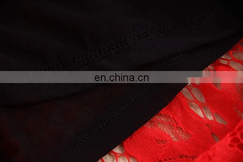 High quality midi lace dress, oem women clothing factory dress