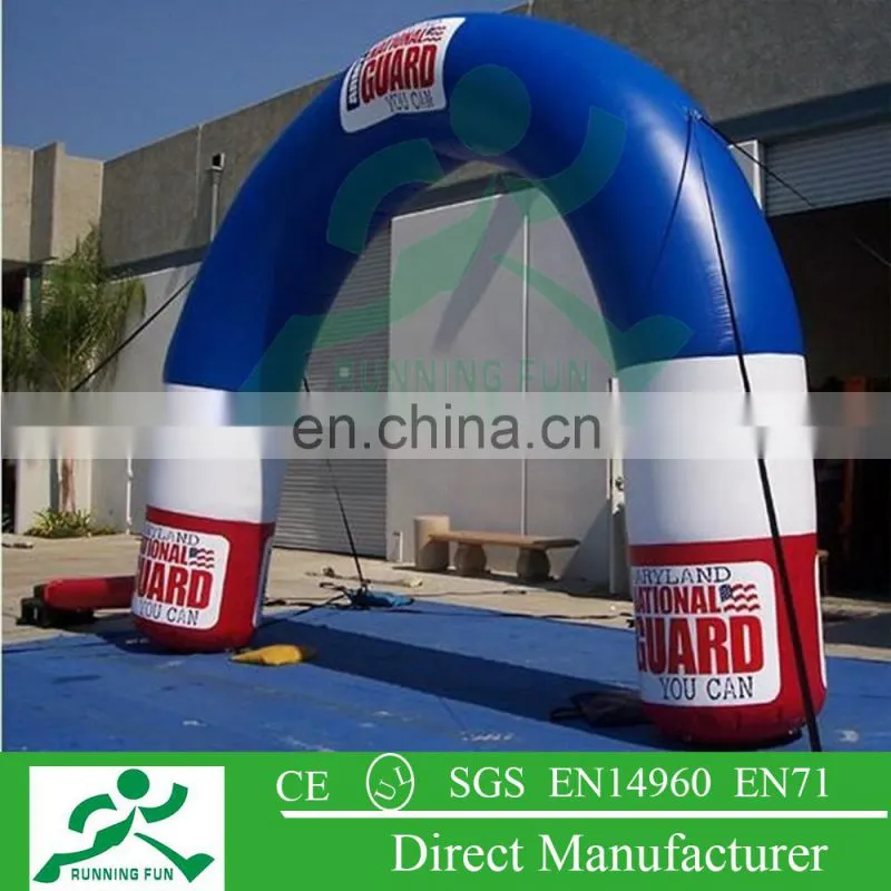 inflatable advertising arch for display