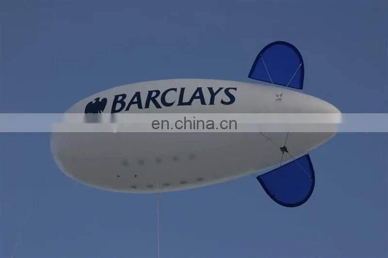 Barclay promotion flying inflated blimp helium zeppelin for sale