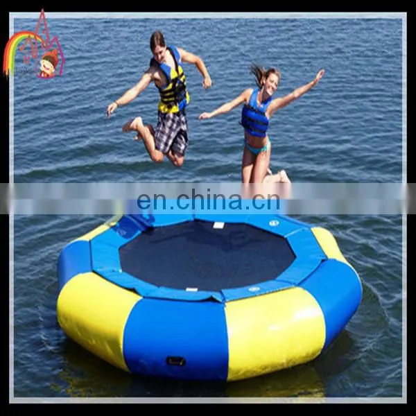 Hot selling inflatable water ski toy tube,floating water toy games,inflatable water park games combo