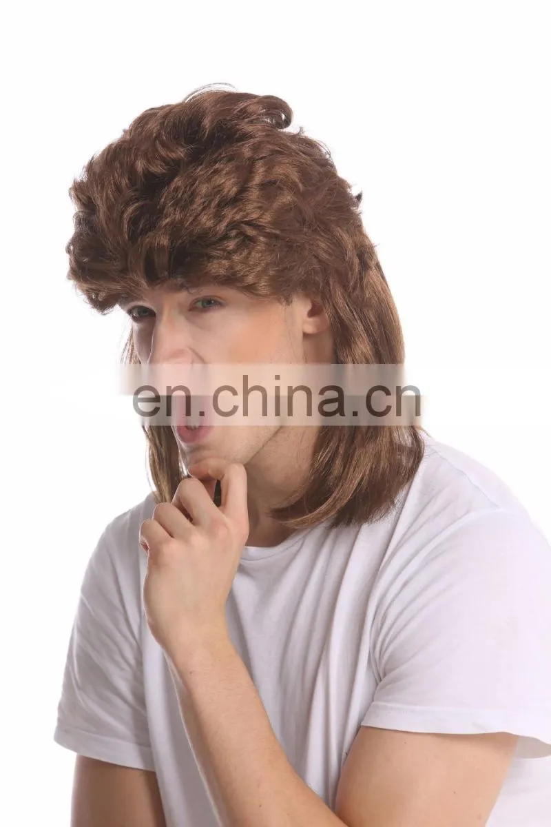 Carnival men's mullet party wigs MW-011