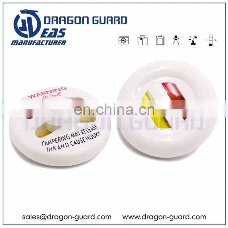 Dragon Guard I010 eas alarming ink tag eas garments round ink hard tag