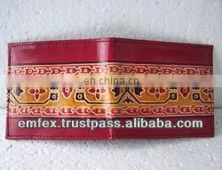 Genuine Leather gents wallet manufacturer, original leather wallet exporter