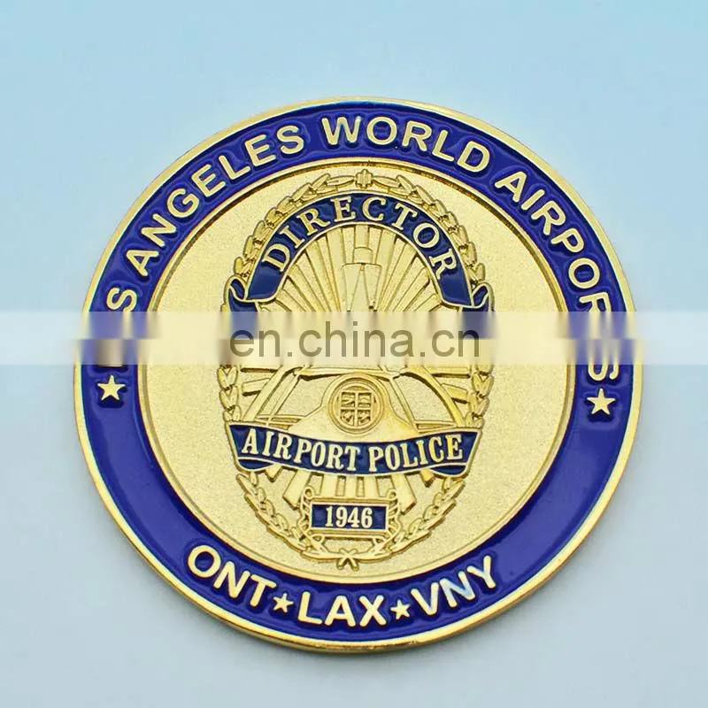 Promotional metal gold sovereign coin
