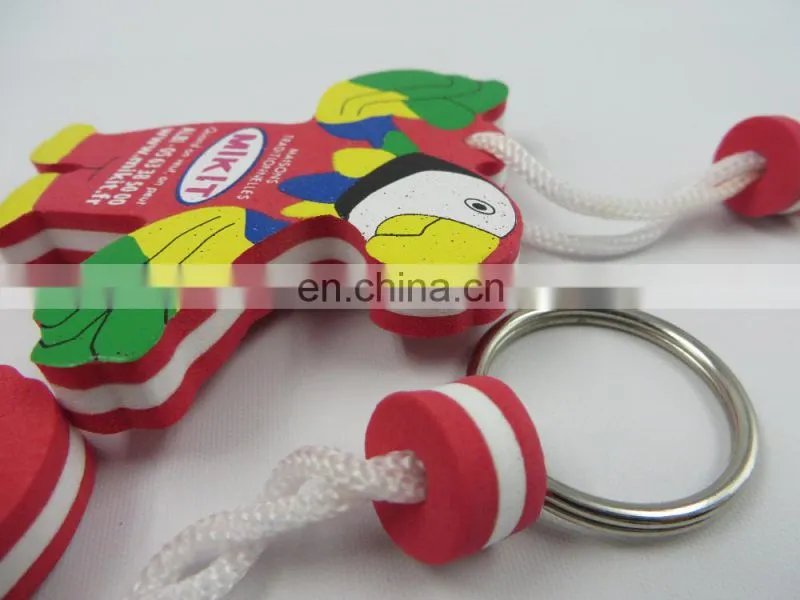New personalized cartoon character eva key holder key chain rings for promotions