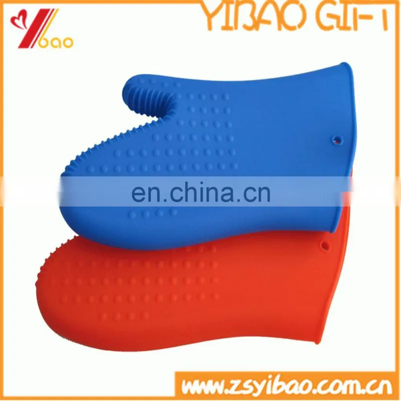 Customize food-grade BBQ heat resistant silicone baking gloves for cooking